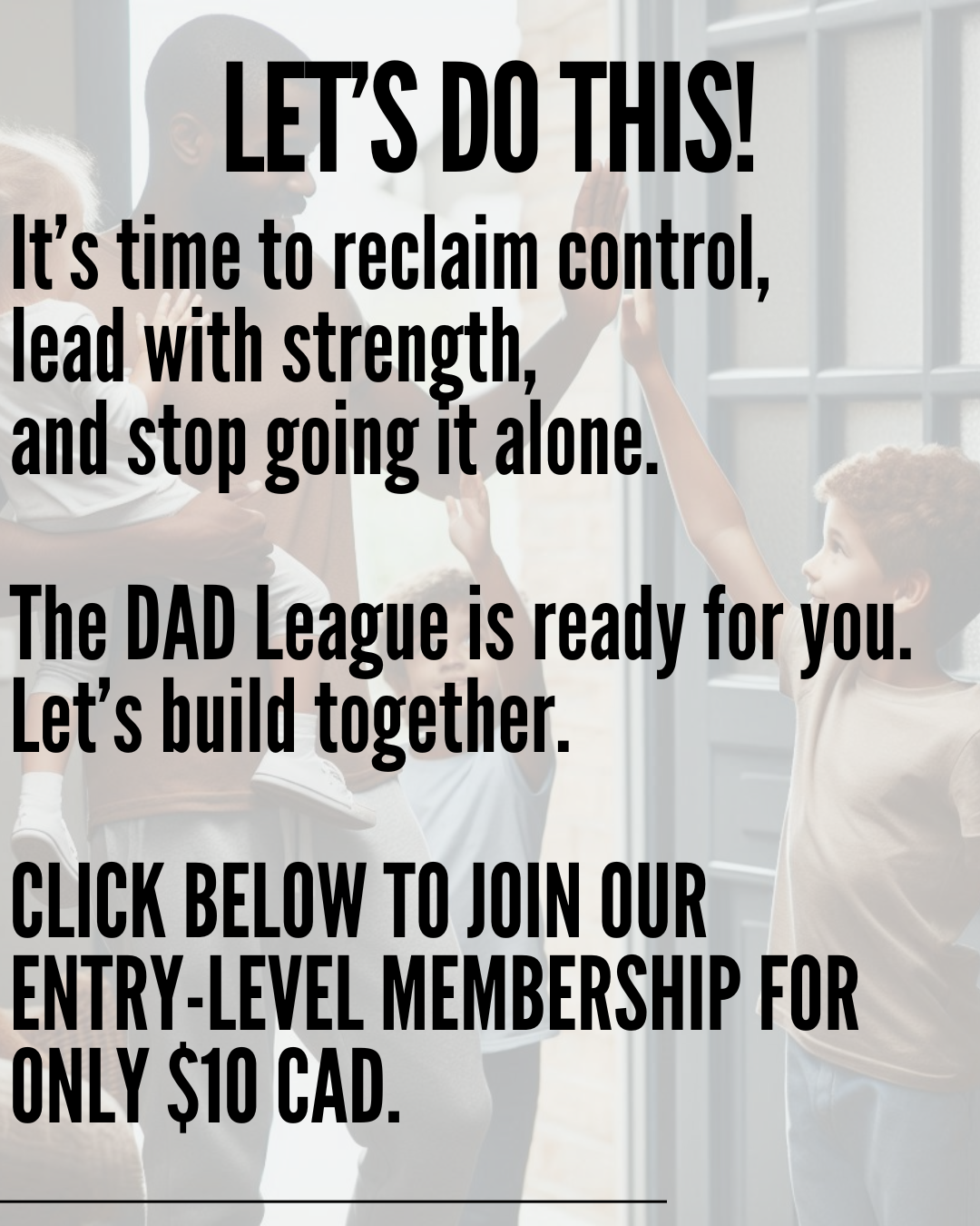 Join the DAD League Now