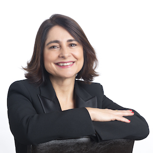 Photo of Beatriz Romanos seated