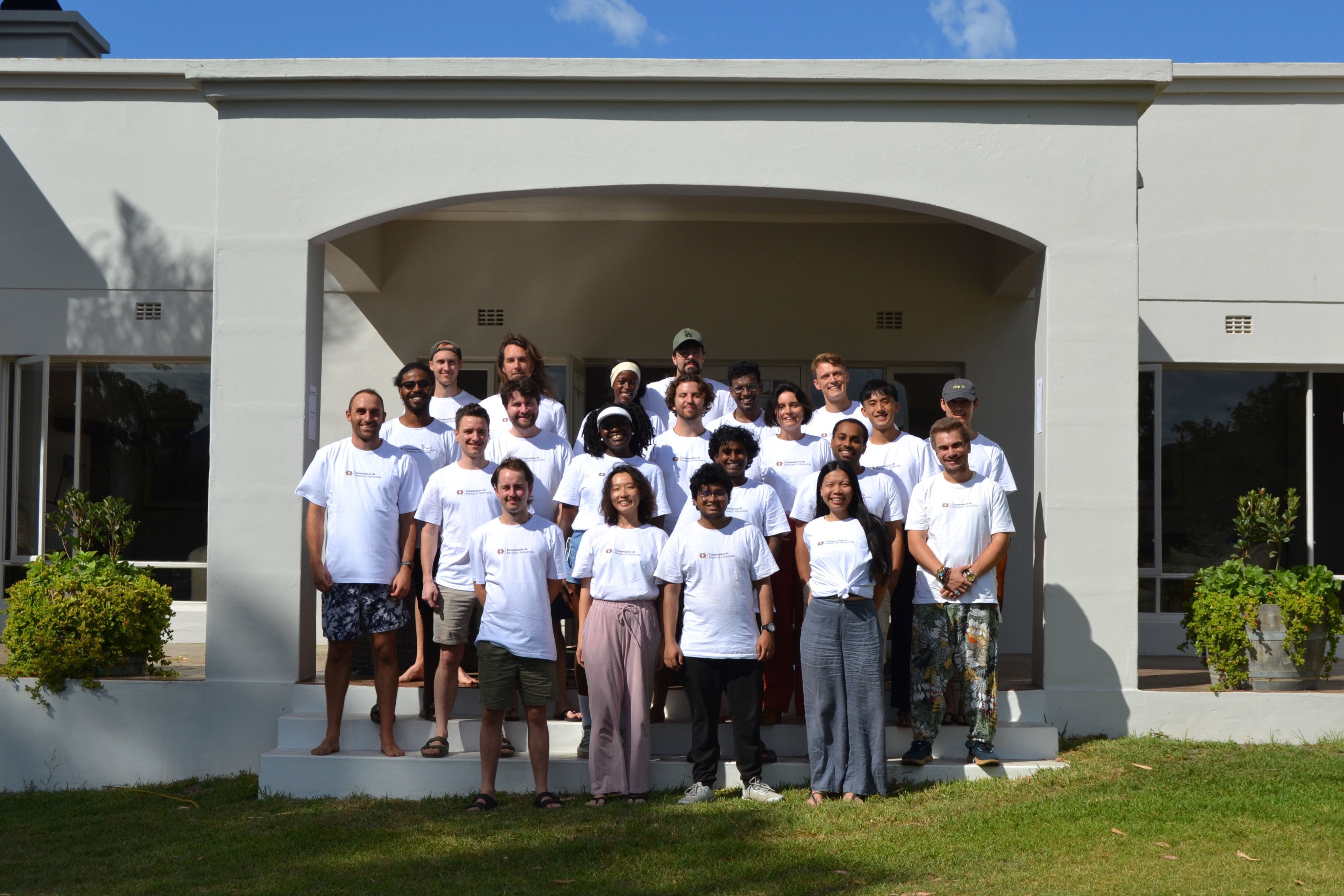 Group picture of fellows and researchers from the Cooperative AI Research Fellowship held in Cape Town.