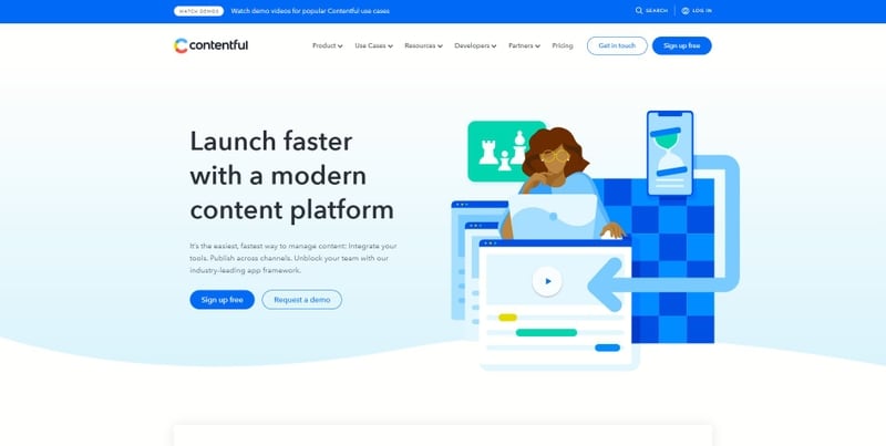 Contentful offers a headless content management system that helps organizations deliver content across channels.