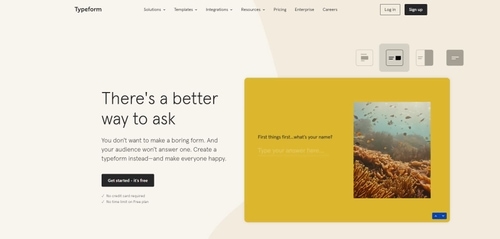 The future of online forms. Power your brand’s interactions with beautifully designed, professional-looking forms that people just love.