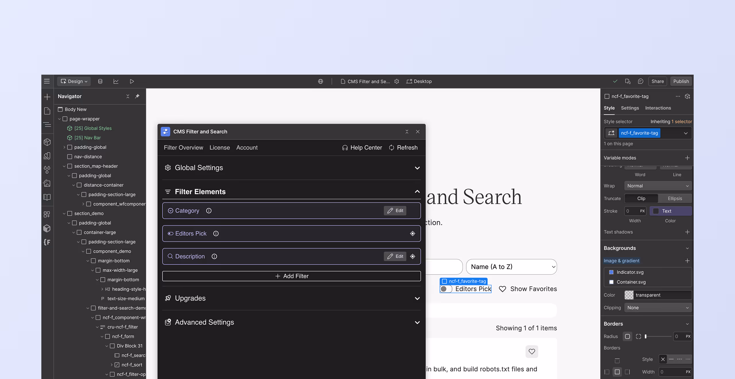 Interactive CMS-Map in Webflow with Dynamic Map