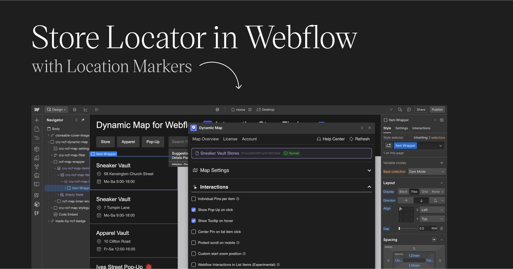Help Center from No Code Flow – Webflow Apps