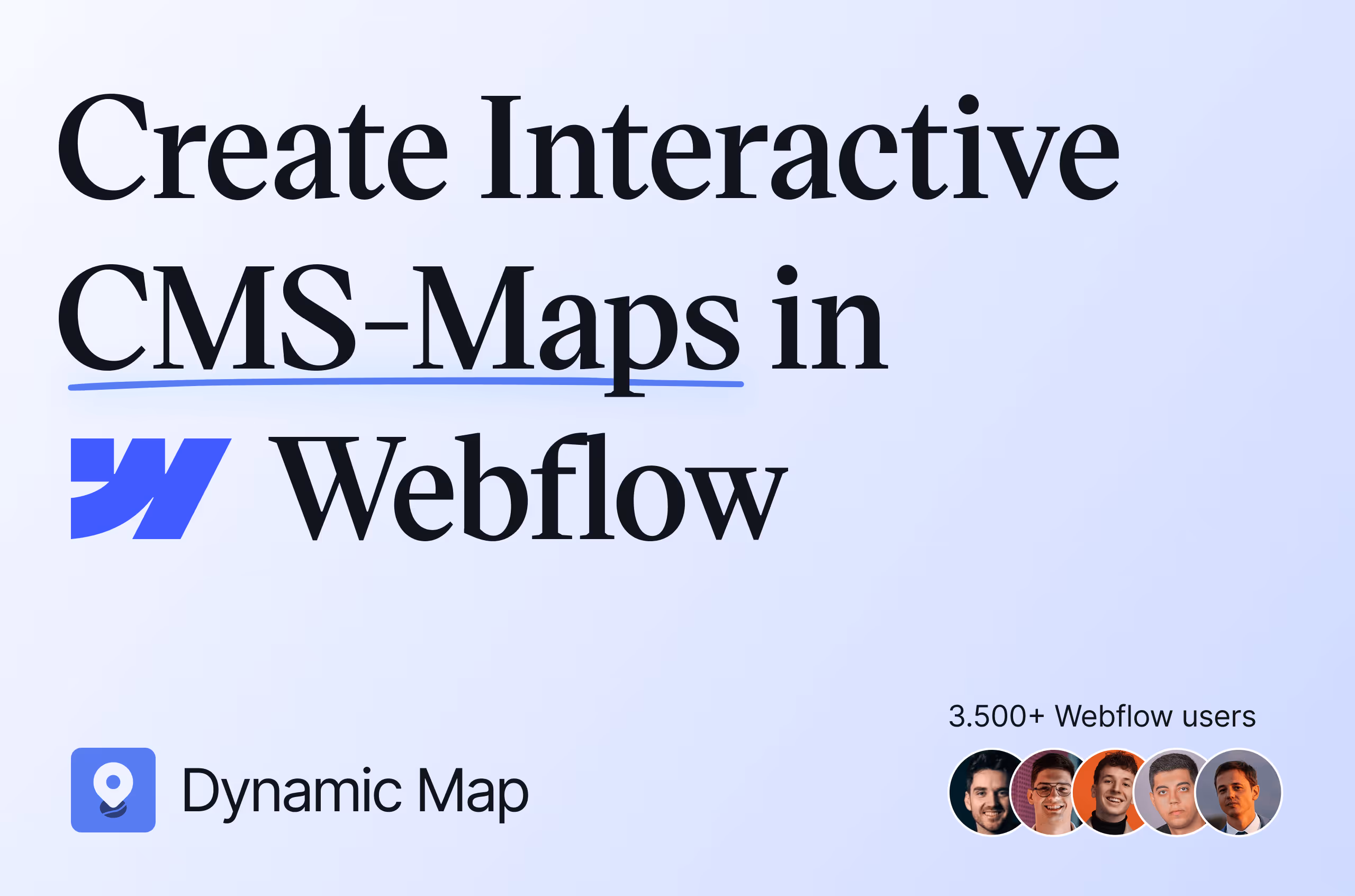 Create CMS maps with Dynamic Map for Webflow