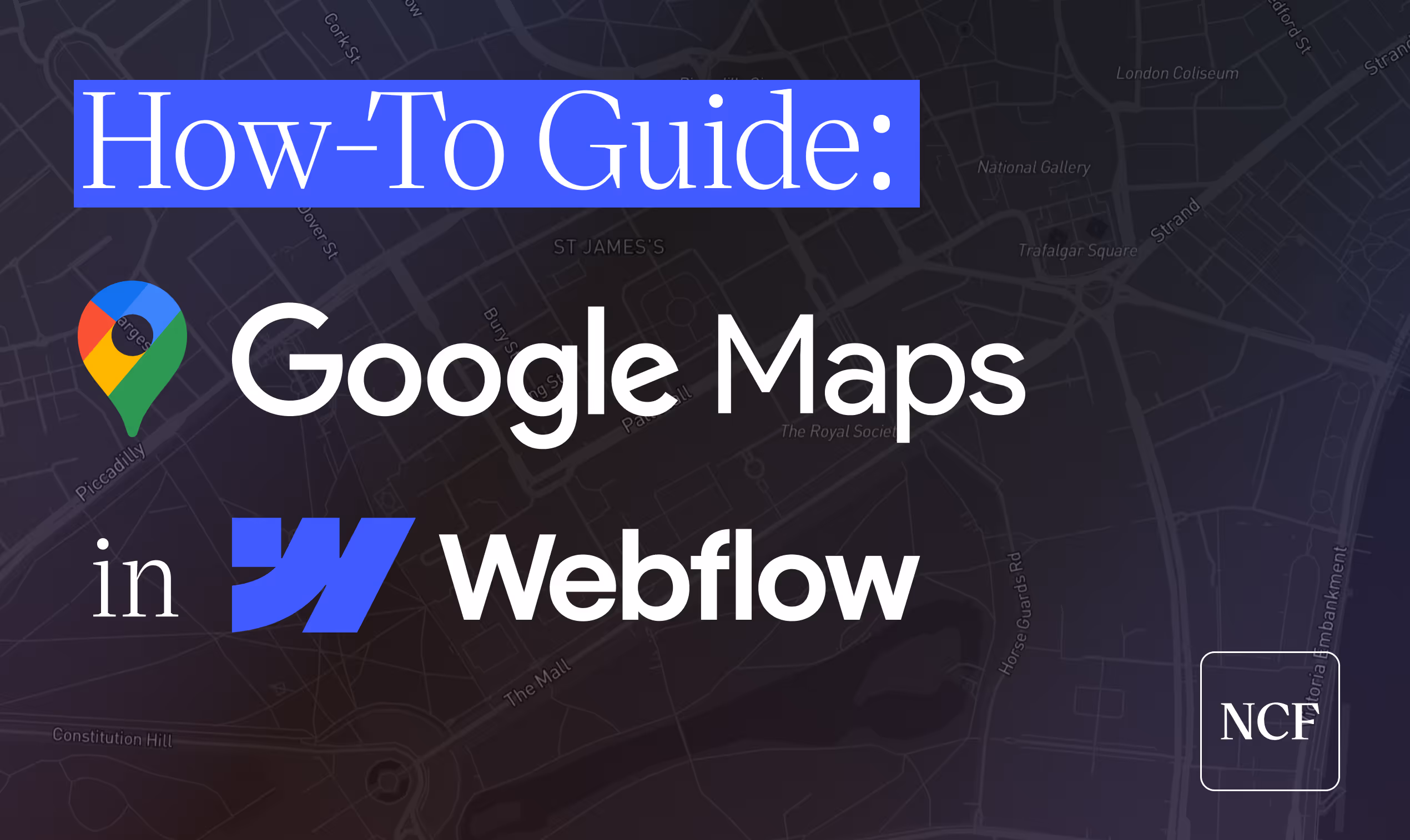 Cover image for the Dynamic Map guide on using Google Maps in Webflow