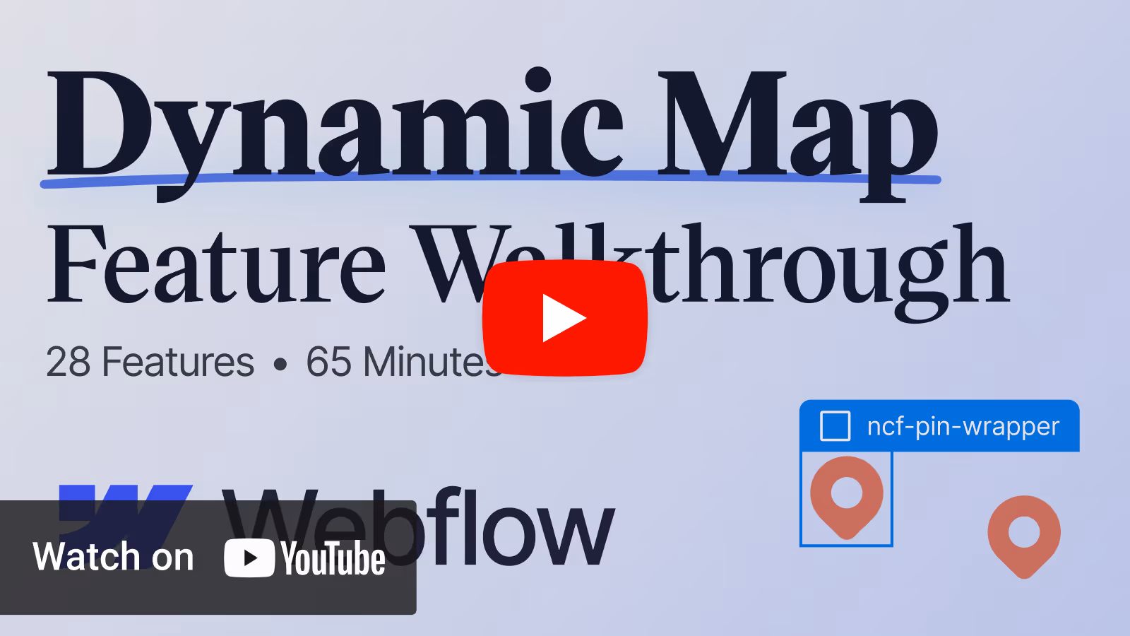Dynamic Map Real estate property map cloneable for Webflow CMS