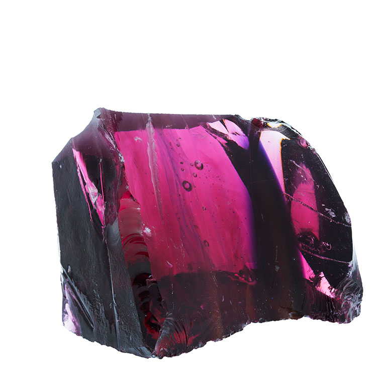 Vetro di Murano Viola x 18K Yellowgold