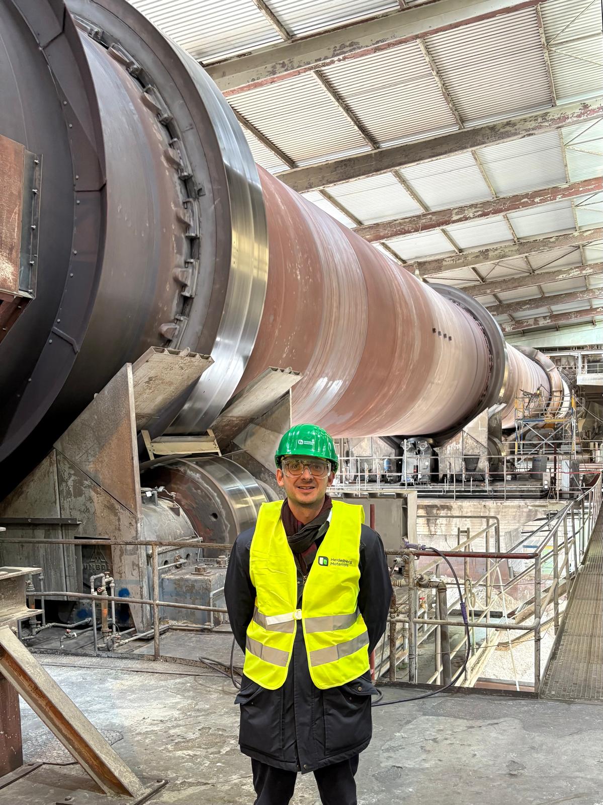 Visite de la cimenterie de Heidelberg