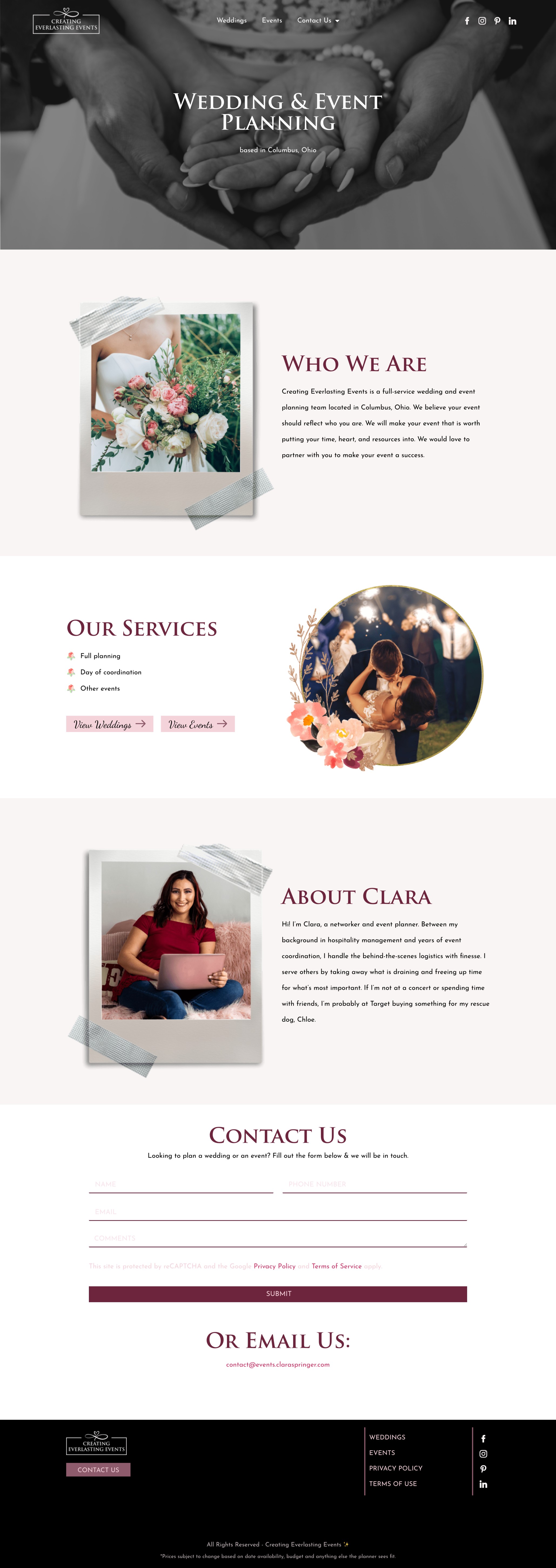 A screenshot of web page