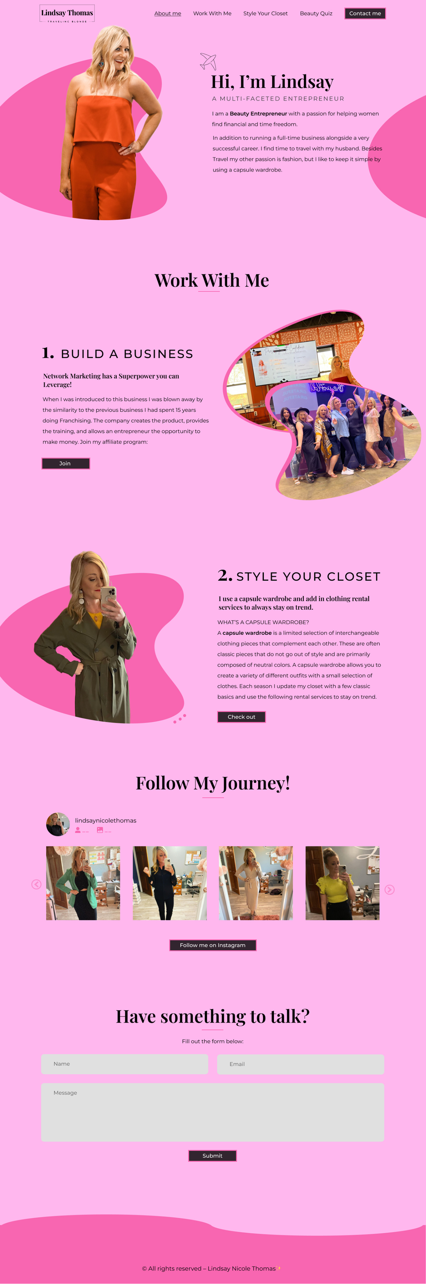 A screenshot of web page