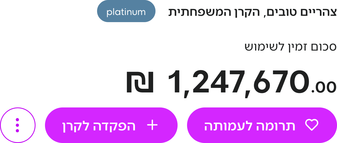 האזור האישי בפלטינום של Jgive