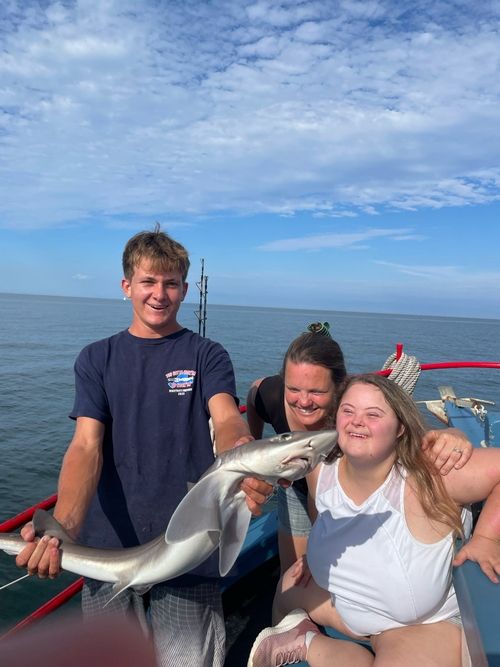 And on this day, Morgan Caught a Shark