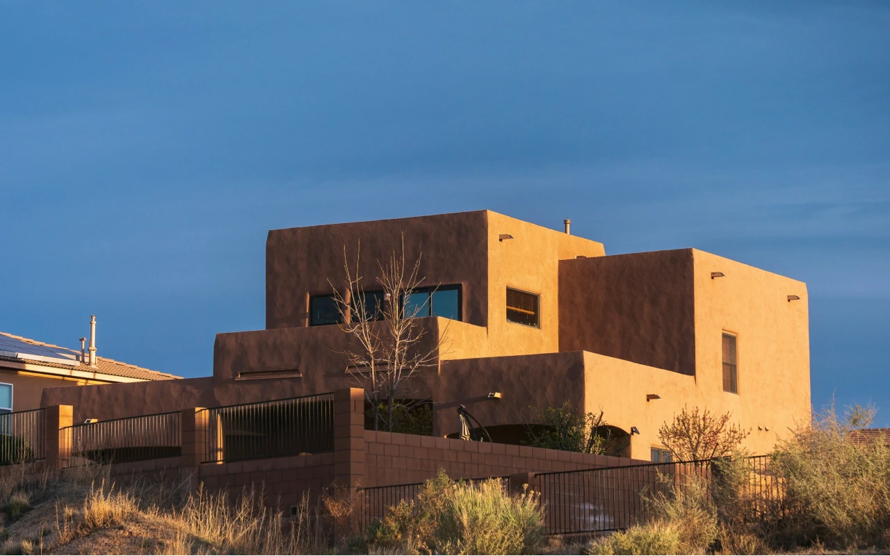 A rental property home in New Mexico