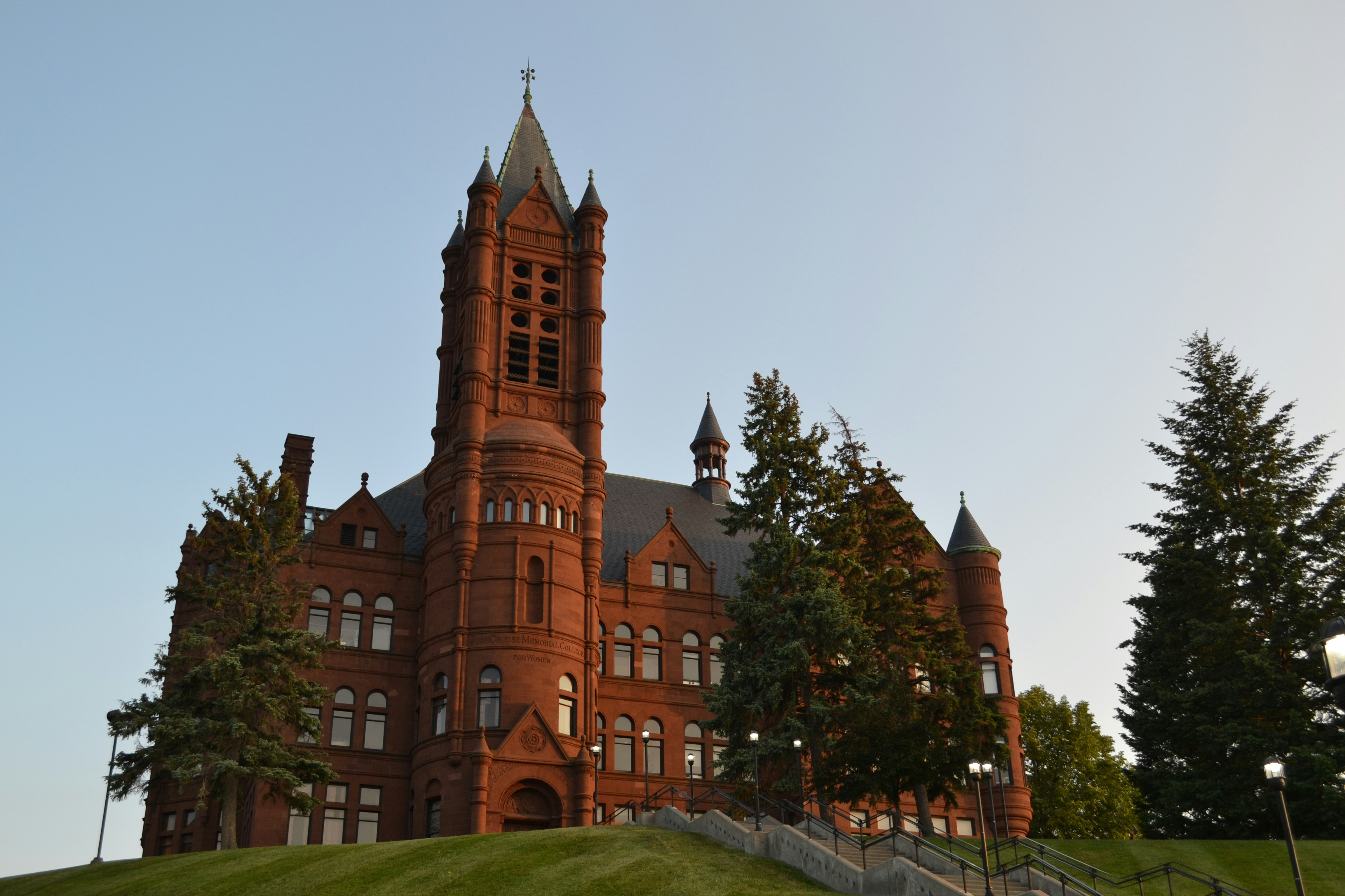 A building at Syracuse University in upstate New York