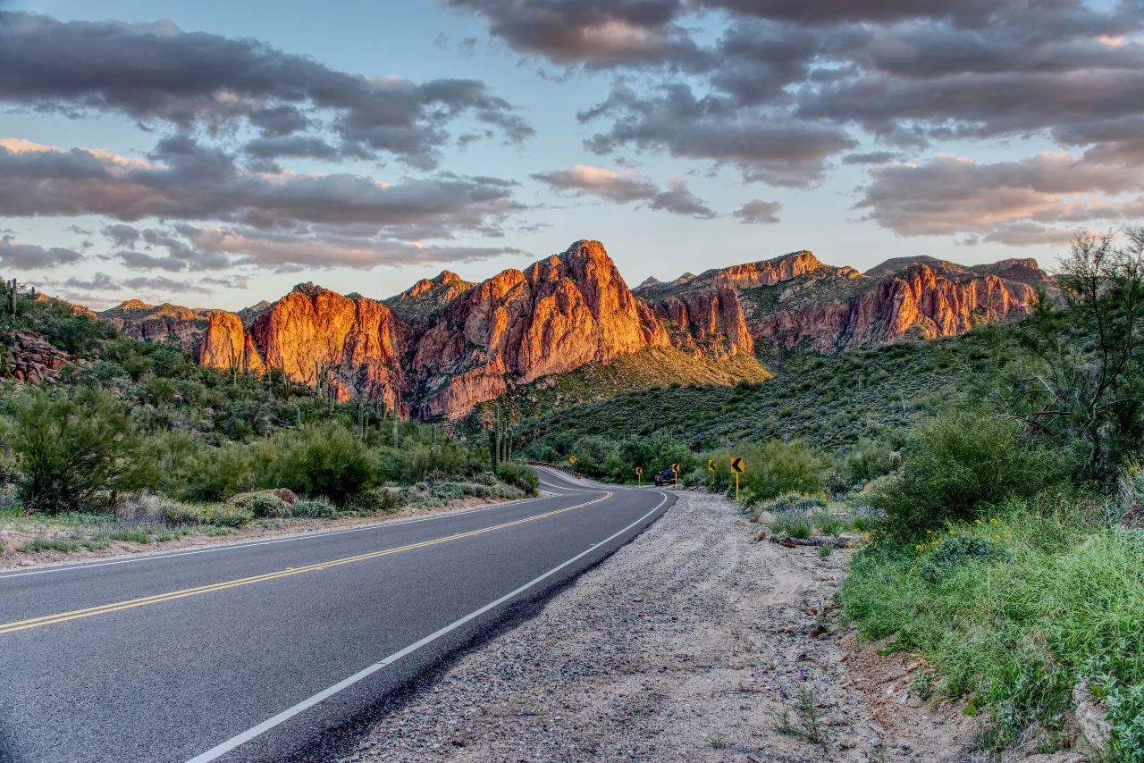 Mesa, Arizona's North Bush Highway