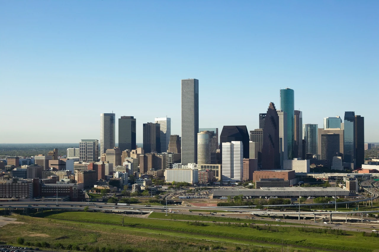 A view of downtown Houston, Texas