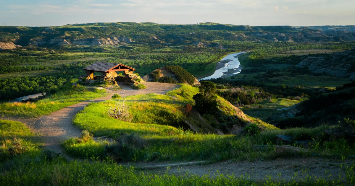 A scene in North Dakota