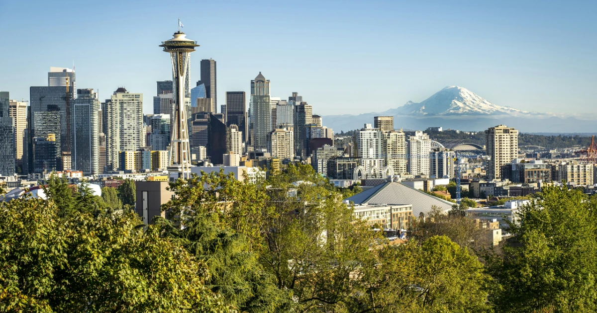A view of Seattle, Washington and the skyline