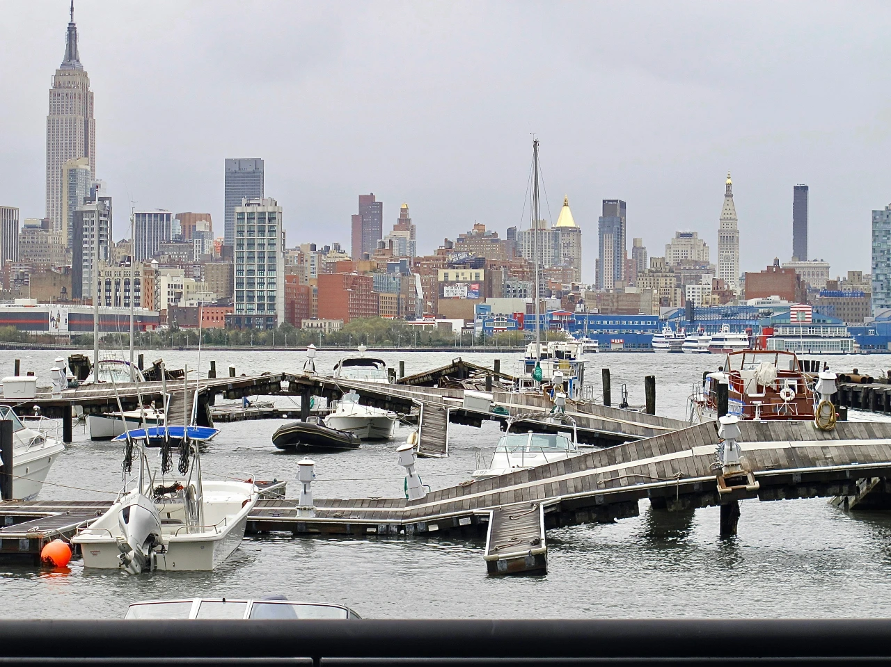 Hoboken, NJ with Manhattan in the background