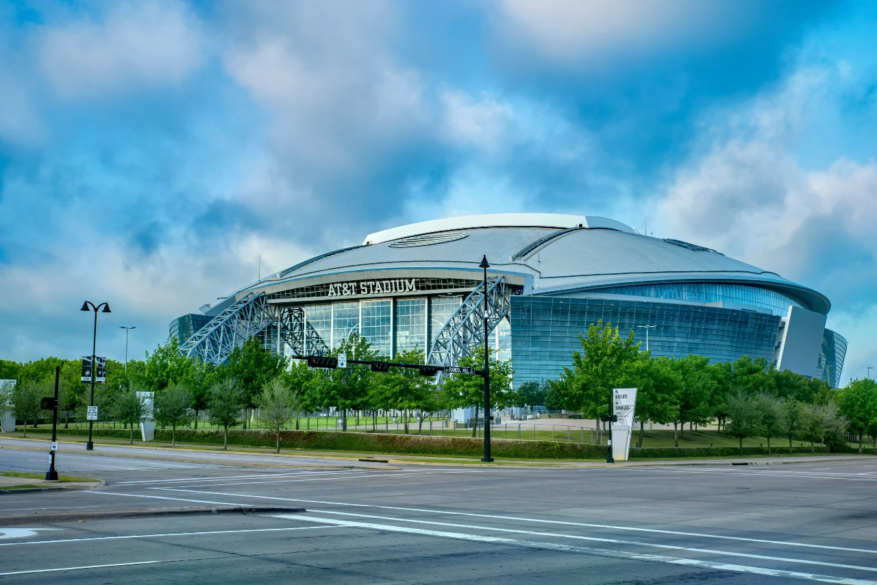 AT&T Stadium in Arlington, Texas near Dallas