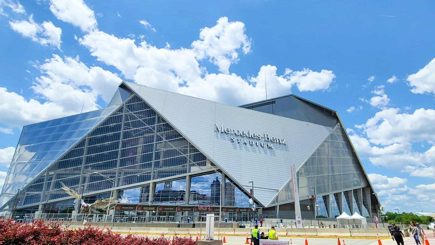 Mercedes-Benz Stadium in Atlanta, Georgia