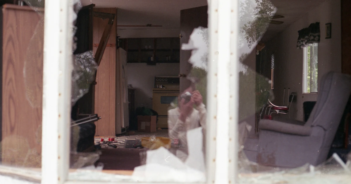 A destroyed home that would be unlivable due to the implied warranty of habitability