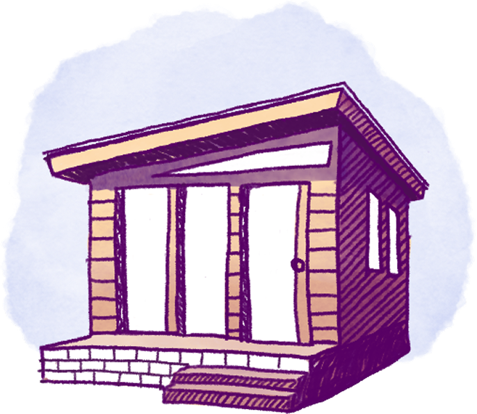 An ADU or detached home