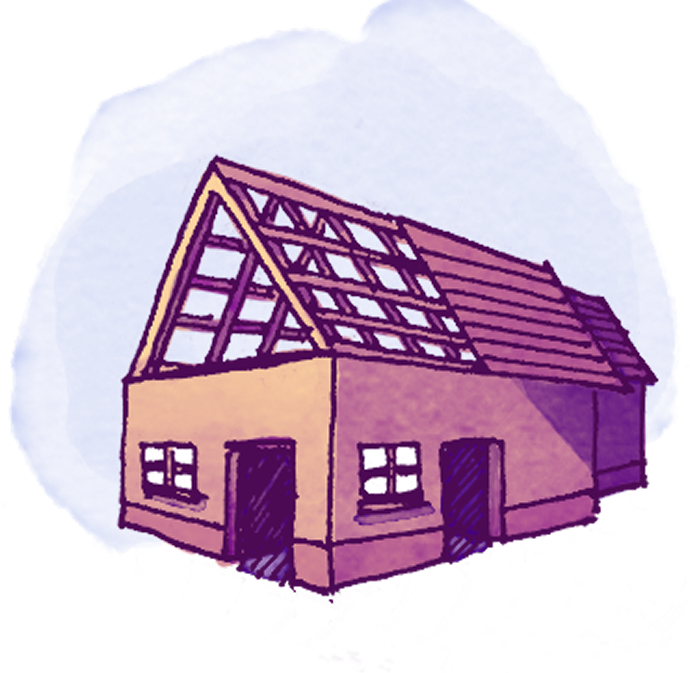 A vacant or restoration home