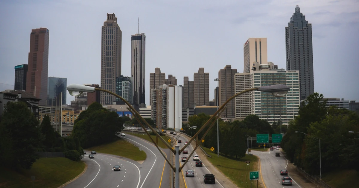 A view of Downtown Atlanta where the 2026 World Cup will be hosted