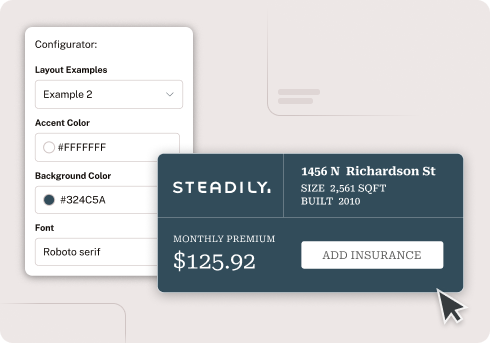 One of Steadily's proptech integrations