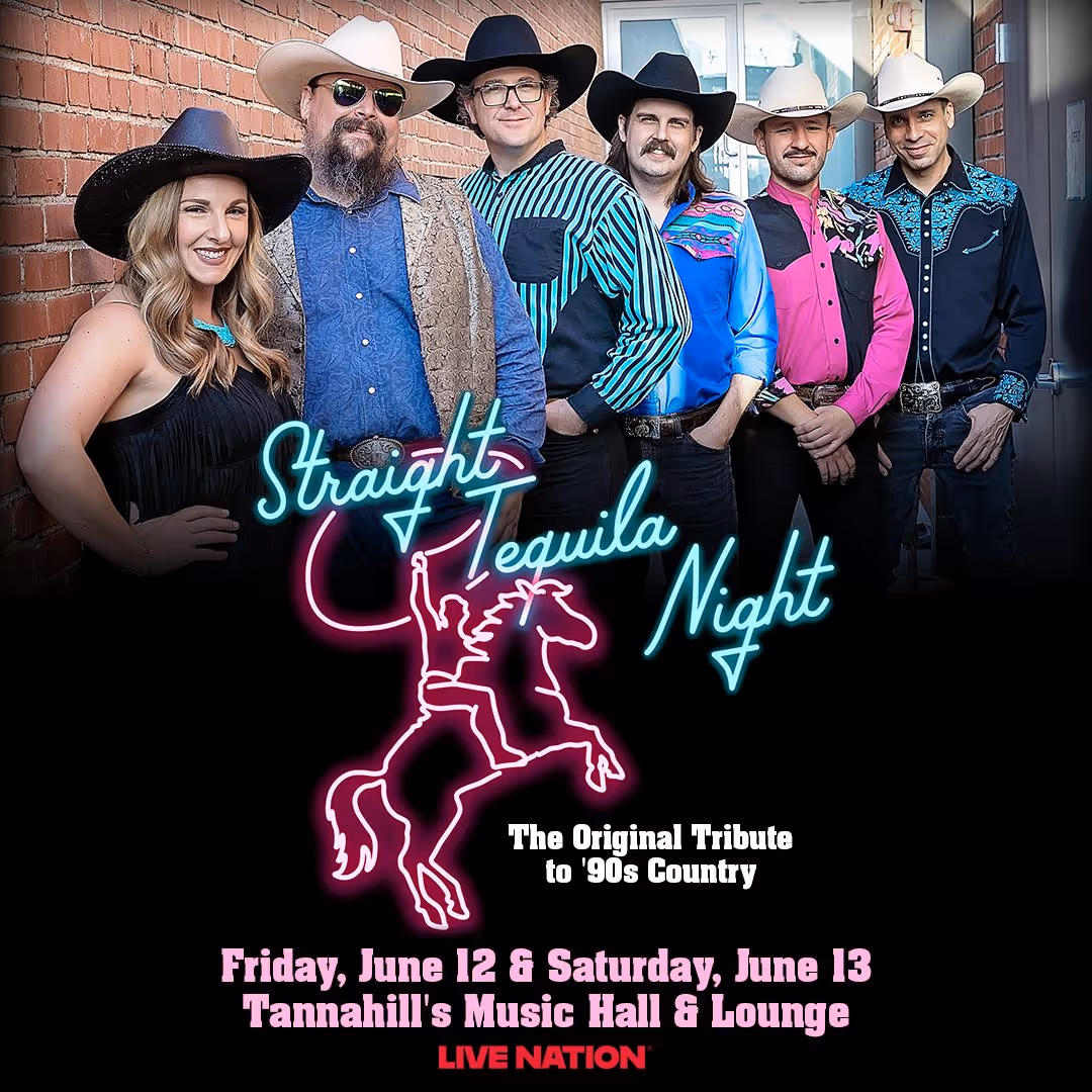 Straight Tequila Night at Tannahill's Music Hall, Friday June 12