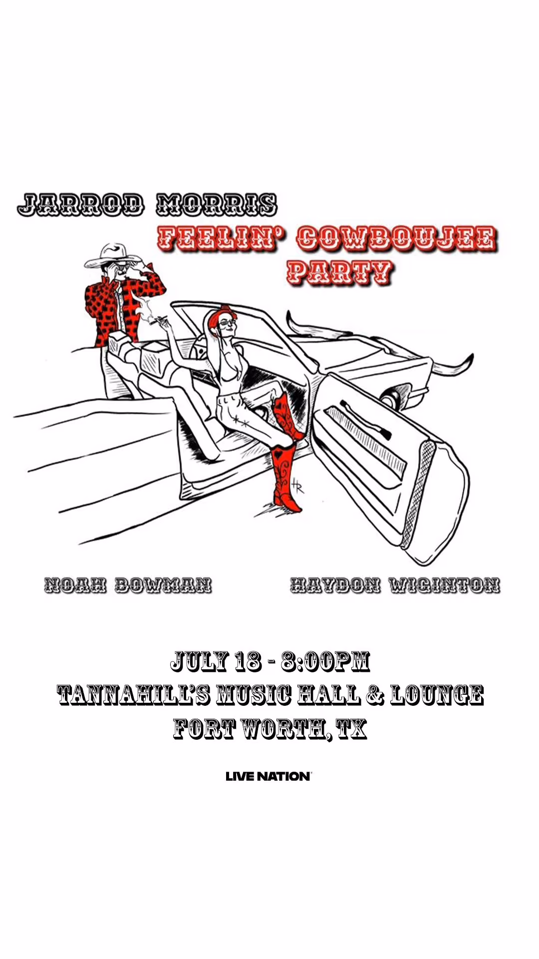 Jarrod Morris at Tannahill's Music Hall, July 18