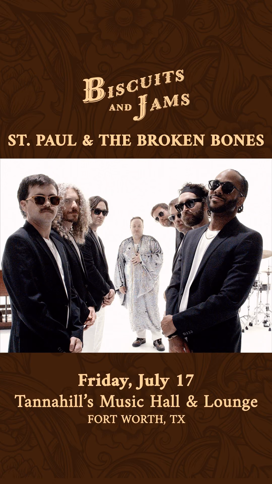 Biscuits and Jams at Tannahill's Music Hall, July 17