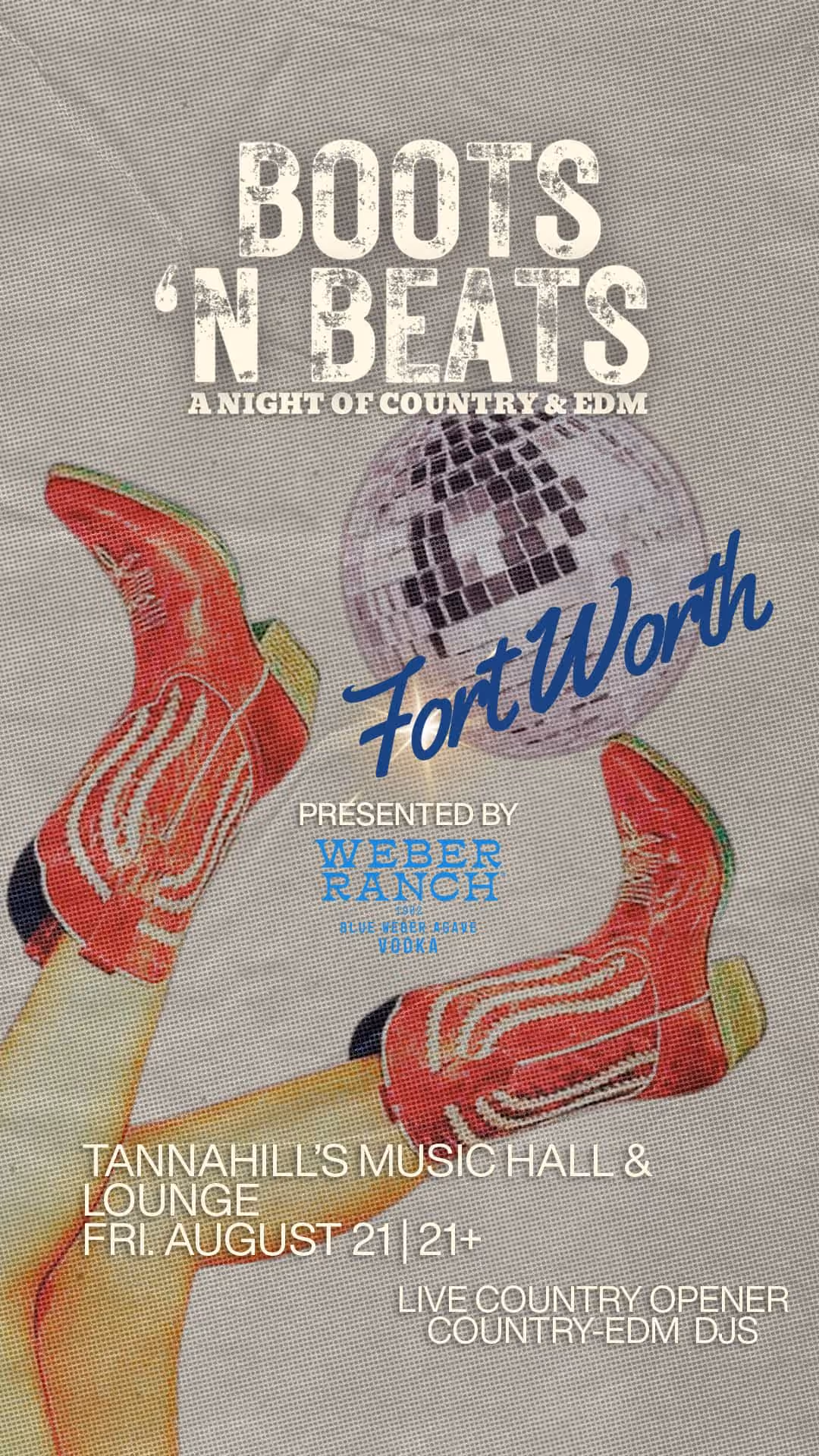 Boots n Beats live at Tannahill's Music Hall, Friday August 21