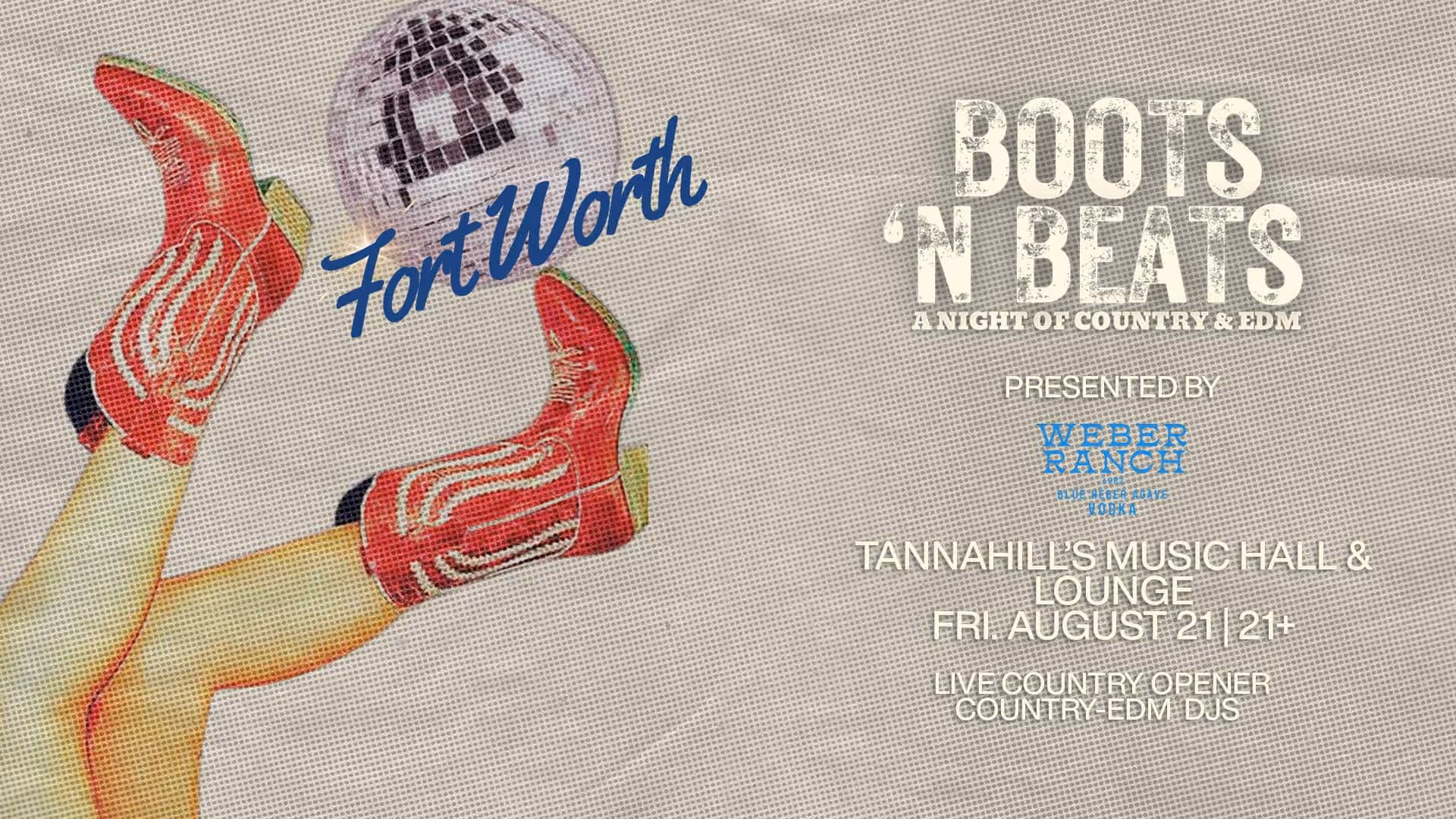 Boots n Beats live at Tannahill's Music Hall, Friday August 21