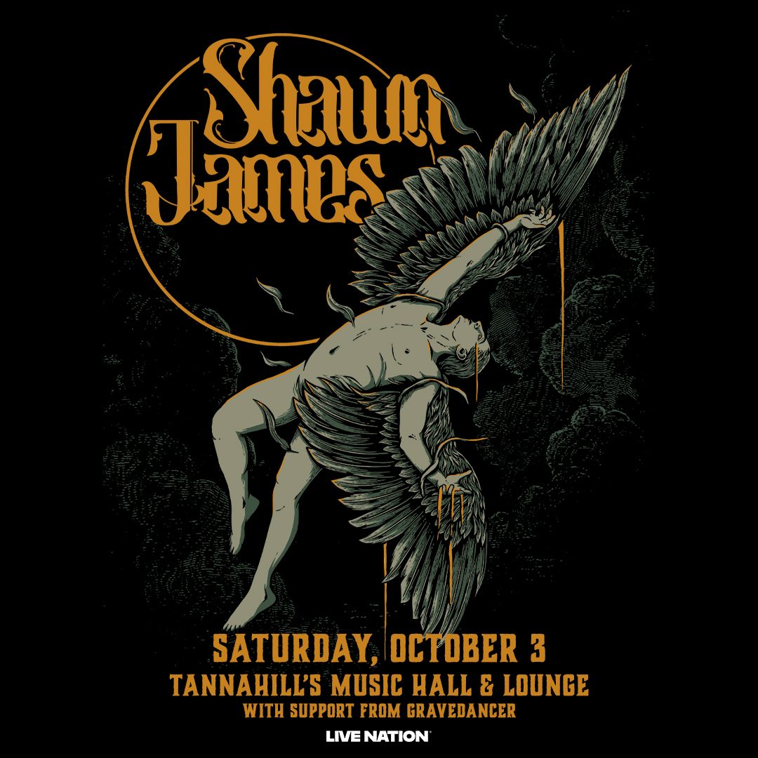 Shawn James show promo, October 3 at Tannahill's