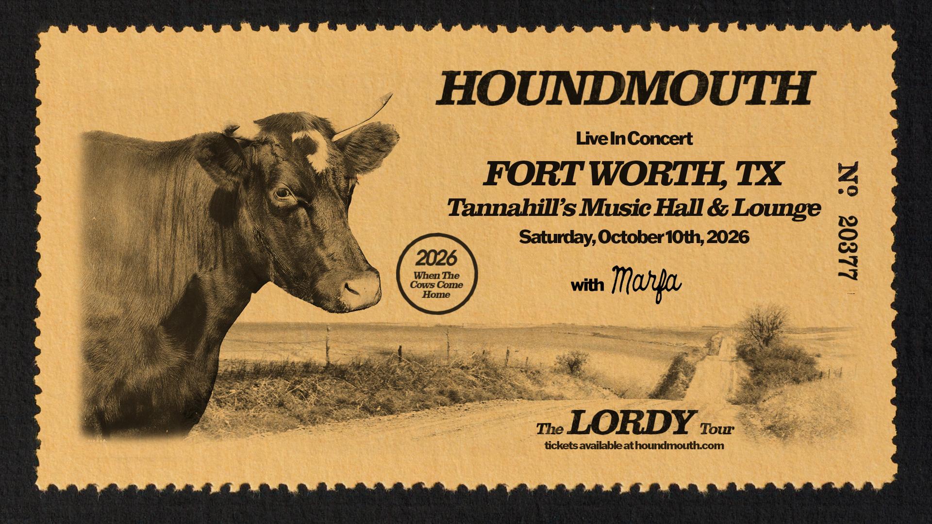 Houndmouth live at Tannahill's Music Hall, Saturday October 10