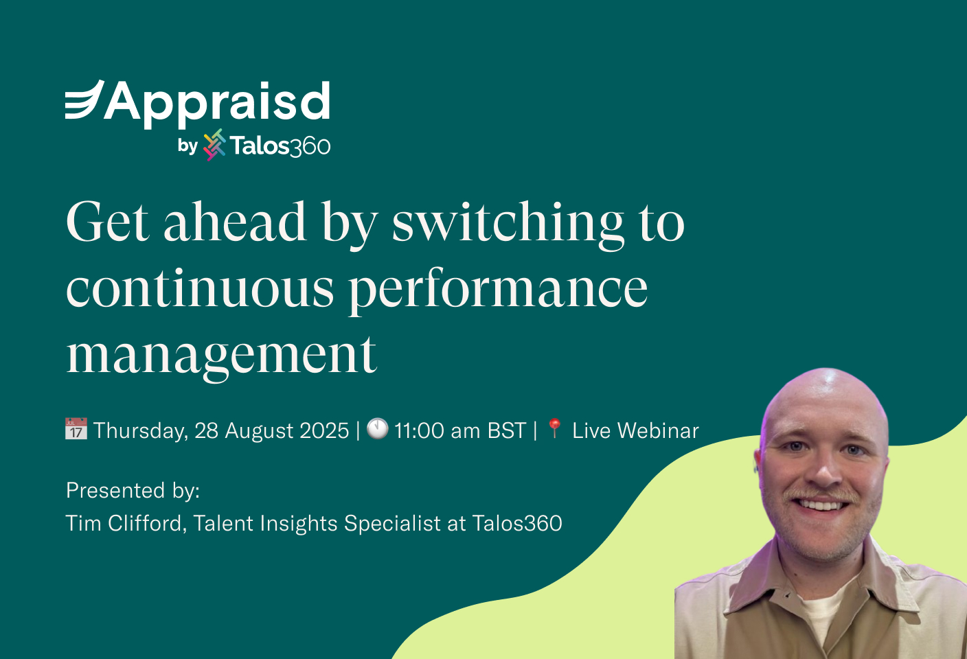 Appraisd Webinar information on continuous performance management
