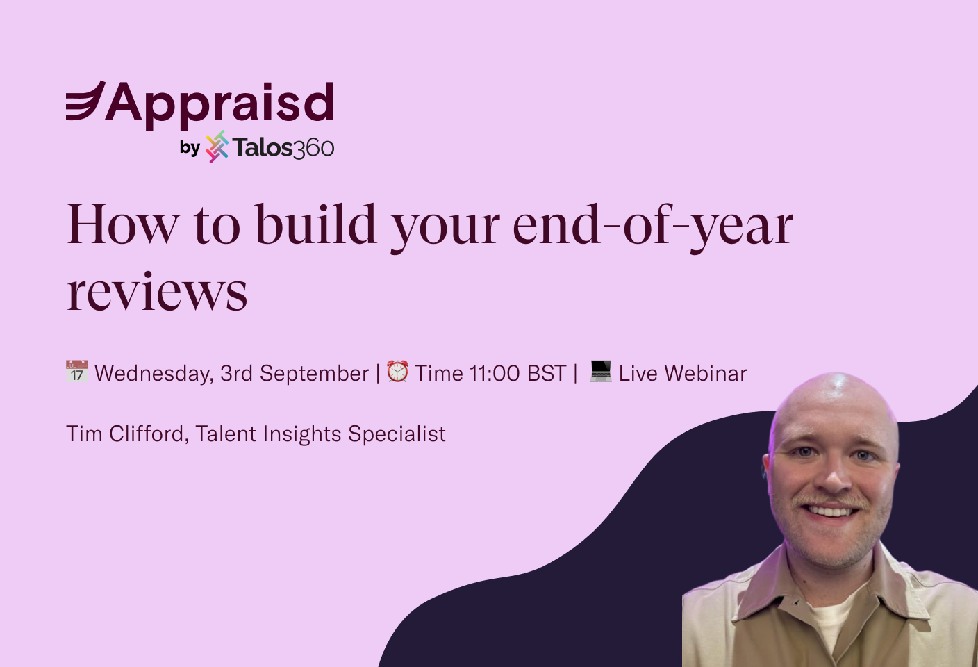 Appraisd webinar on how to build end-of-year reviews