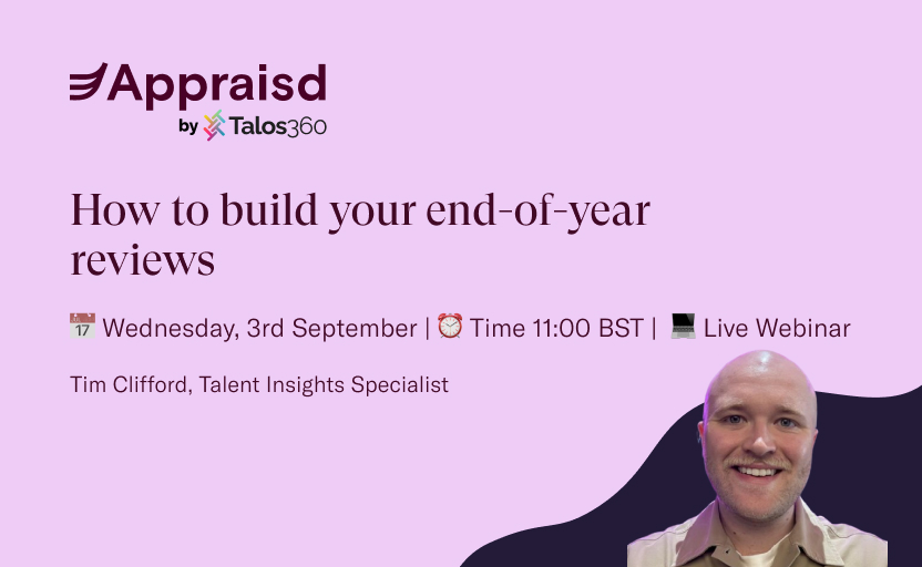 Appraisd webinar on how to build end-of-year reviews