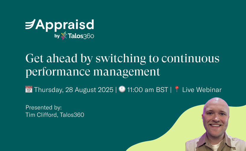 Appraisd Webinar information on continuous performance management