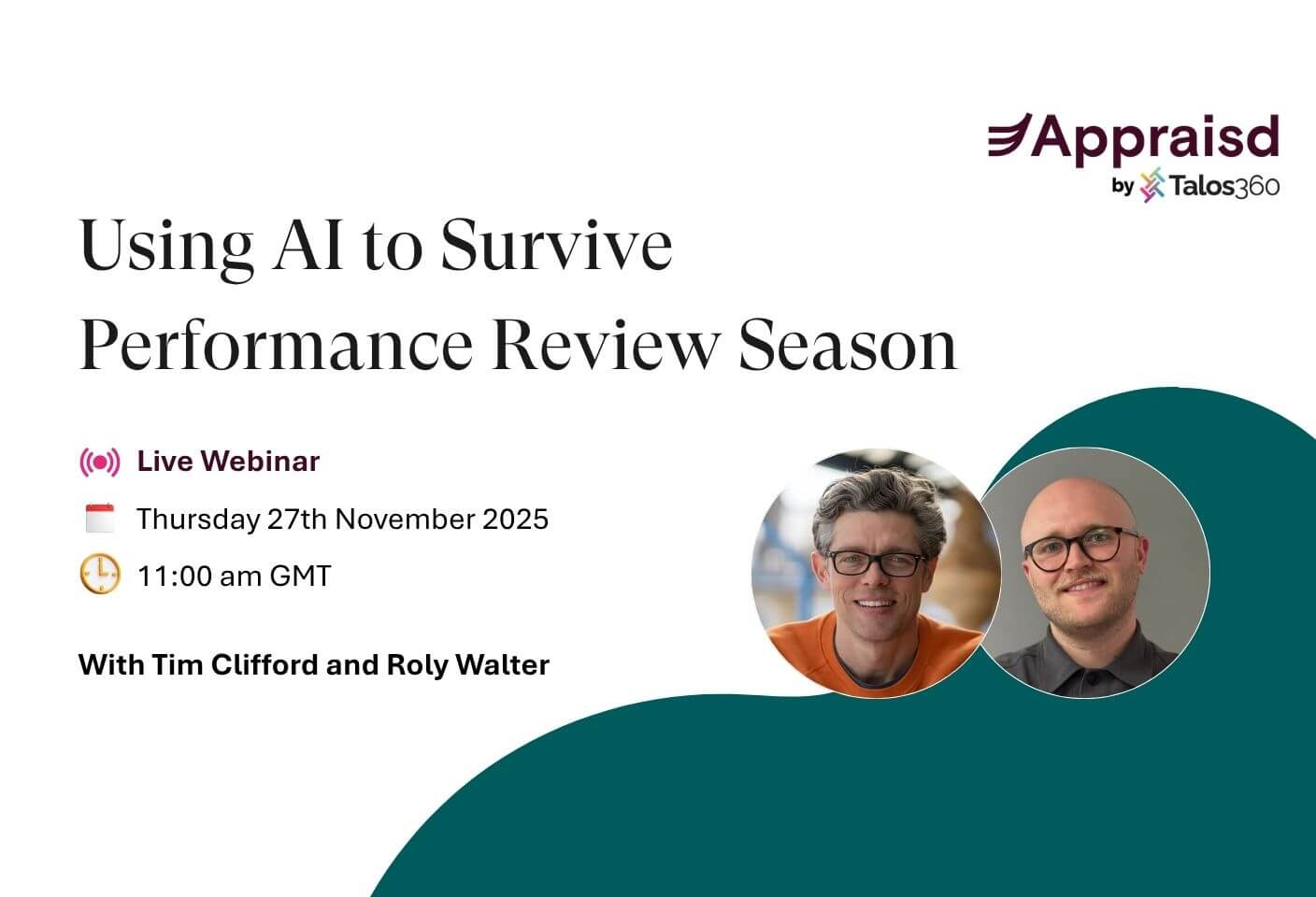 Using AI to Survive Performance Review Season webinar details