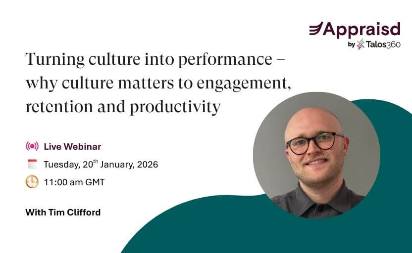 Appraisd webinar on how to turn culture into performance