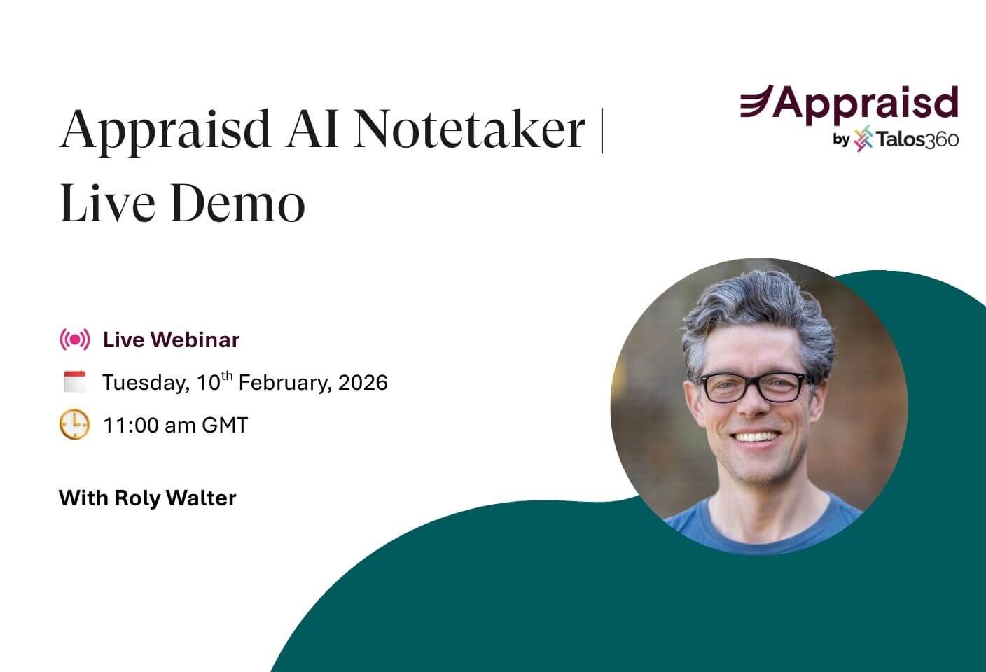Appraisd AI Notetaker live demo details