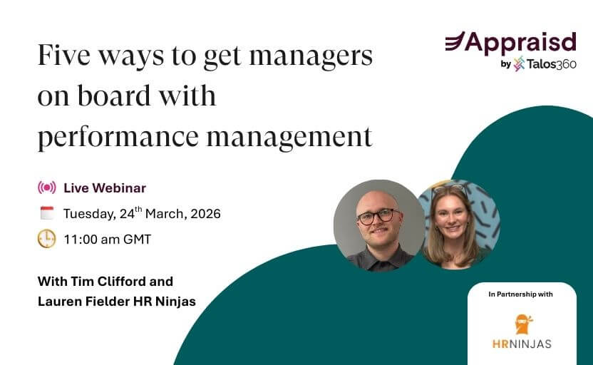 Webinar details: Five ways to get managers on board with performance management 