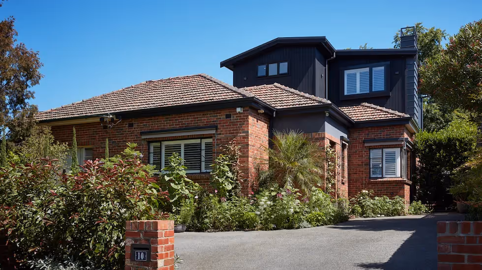 The orange cream North Balywn home