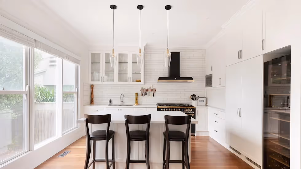Renovated modern kitchen