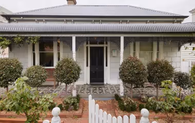 Exterior of a terraced house in Melbourne