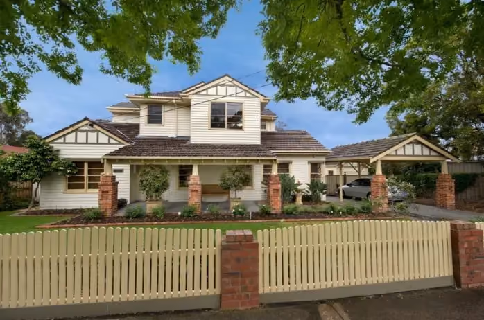 Second storey house extension on a renovated weatherboard home, showing added upper-level living space and refreshed façade.