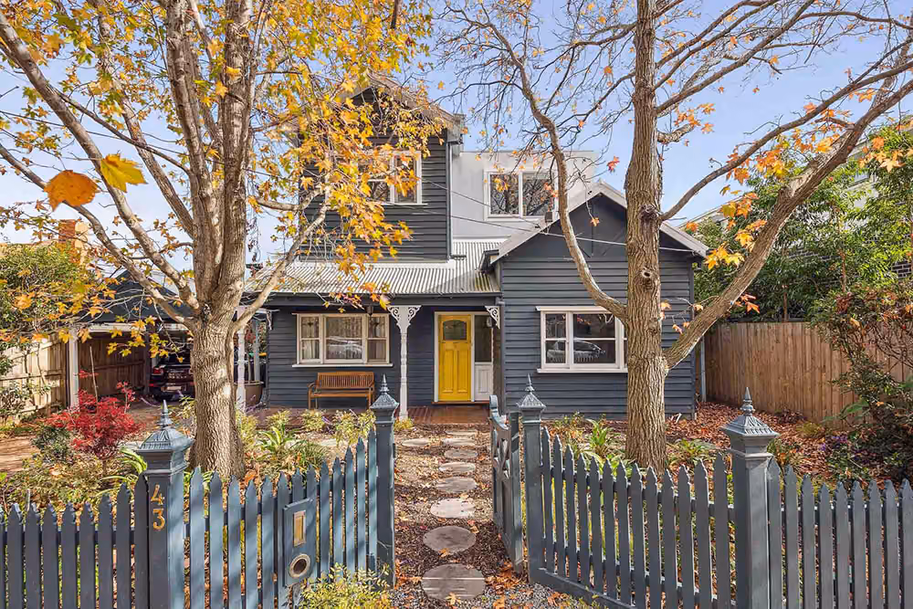 Renovated heritage home with a modern extension completed by a registered builder in Victoria.